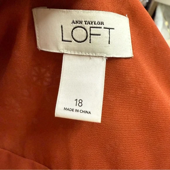 Loft Skinny Strap Dress Like New size 18 - Picture 6 of 7